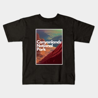 Canyonlands National Park hike Utah United States Kids T-Shirt